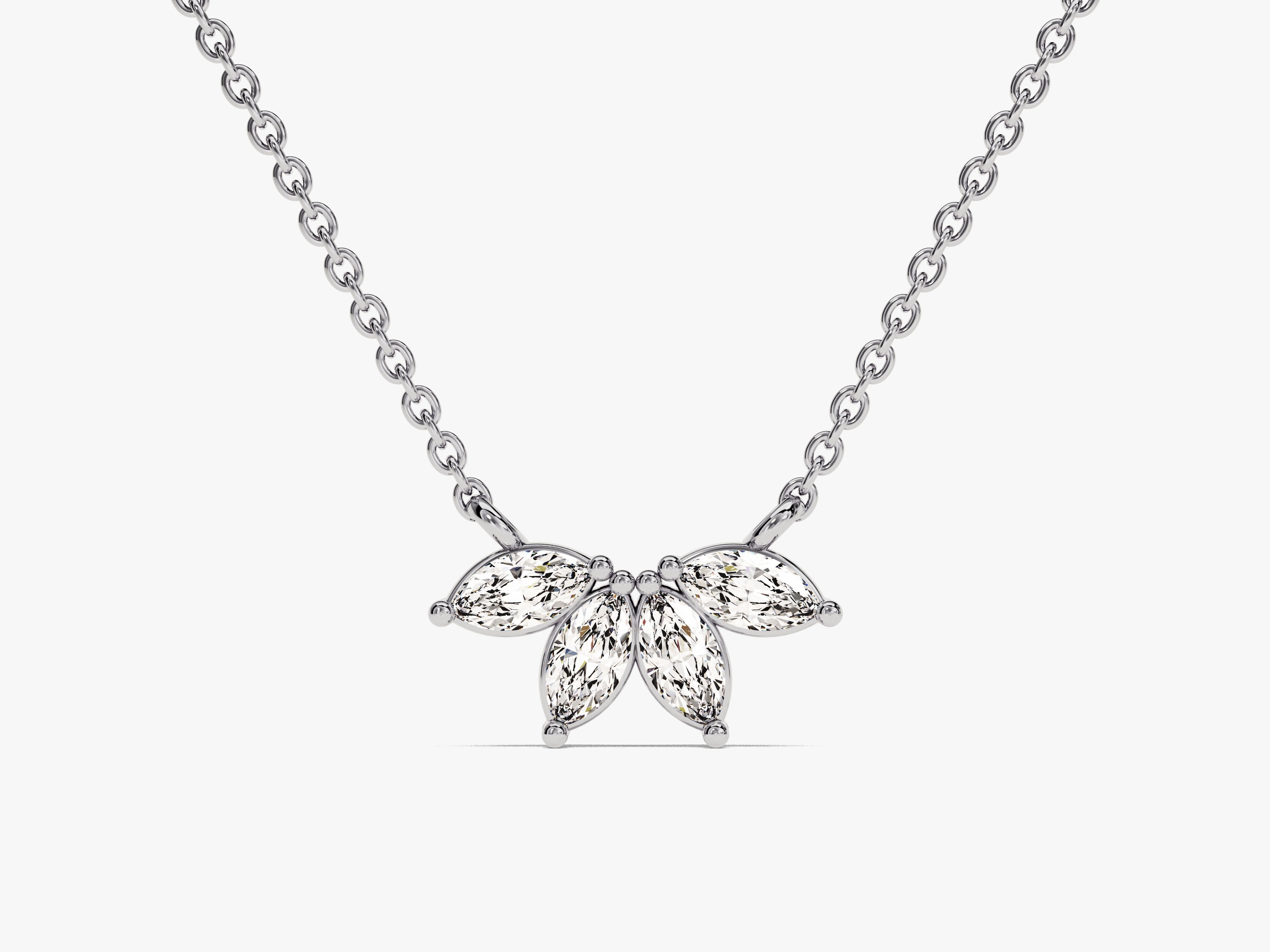 Marquise Crown Necklace