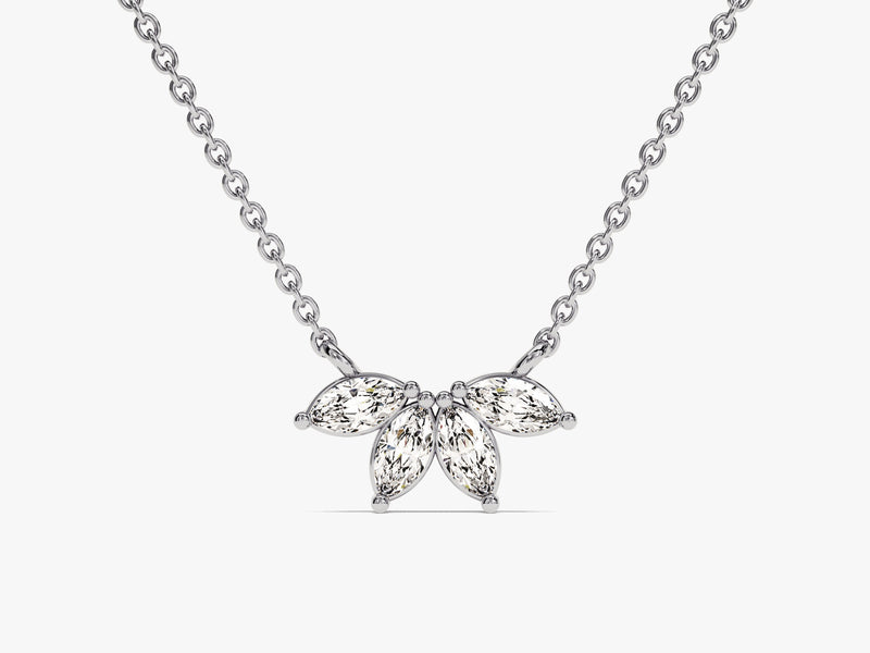 Marquise Crown Necklace