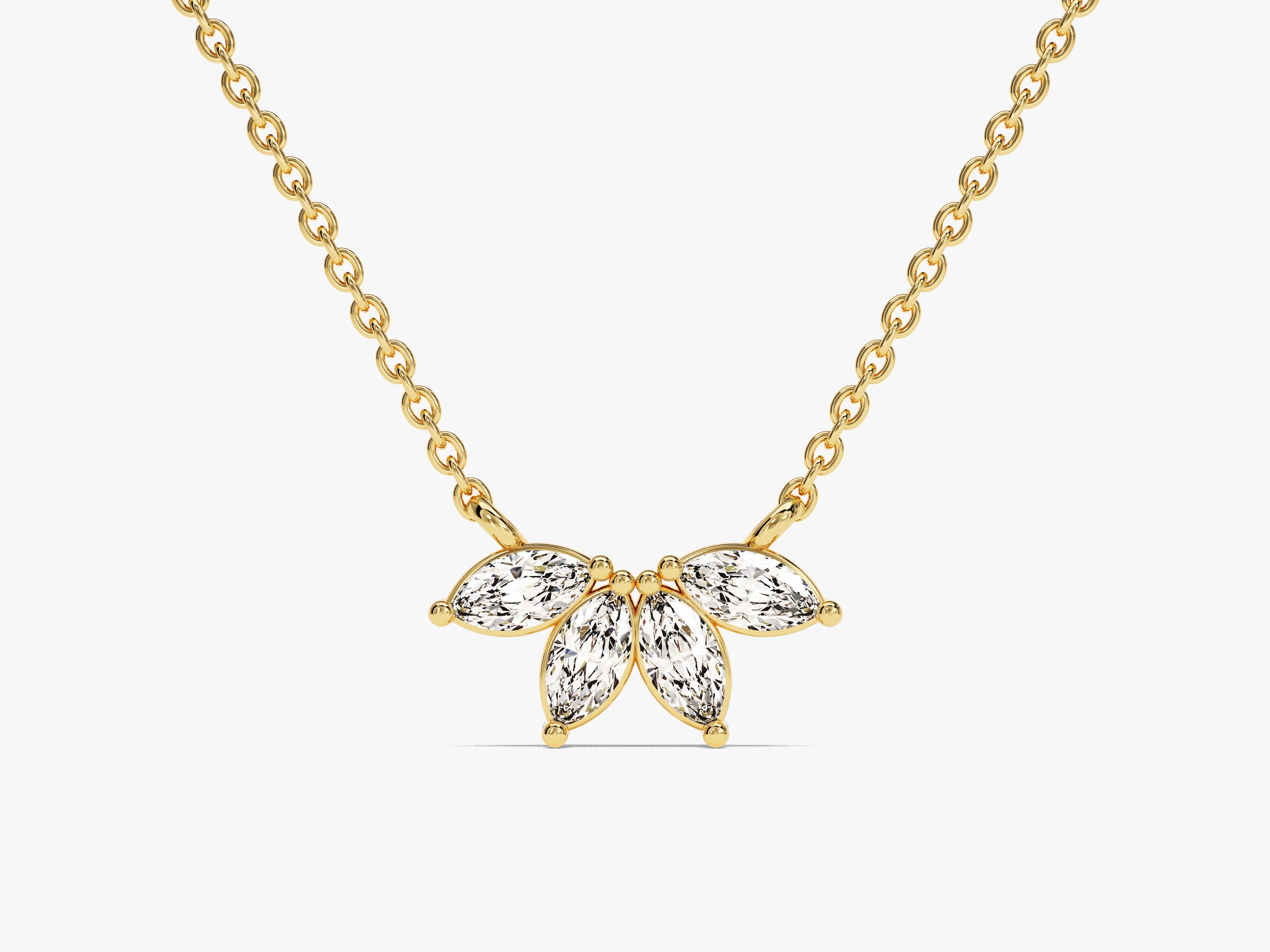 Marquise Crown Necklace