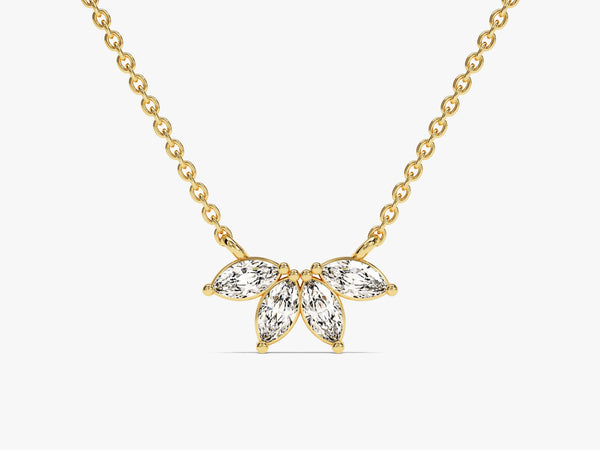 Marquise Crown Necklace