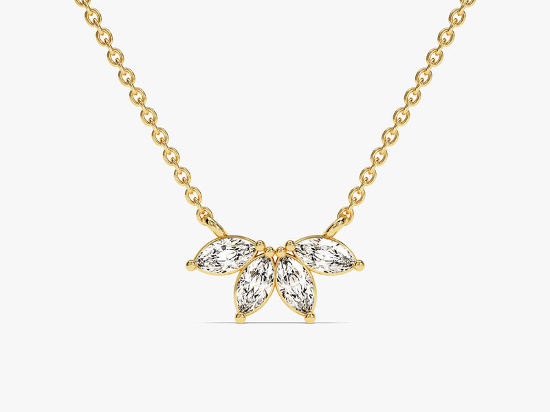 Marquise Crown Necklace