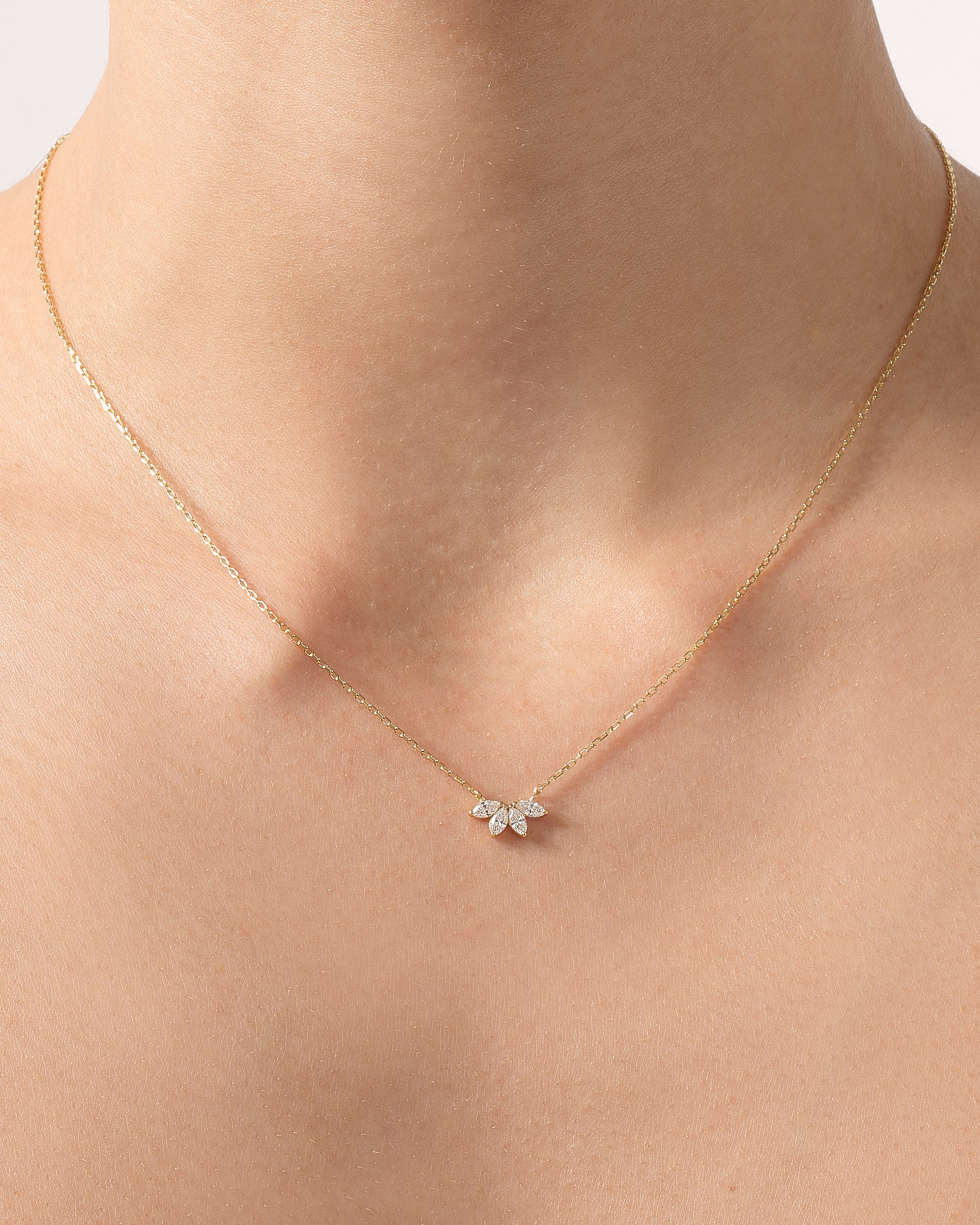 Marquise Crown Necklace