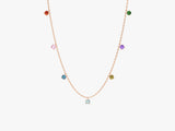 Drop Birthstone Necklace
