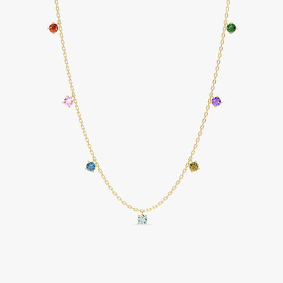 Drop Birthstone Necklace