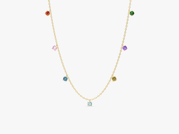 Drop Birthstone Necklace