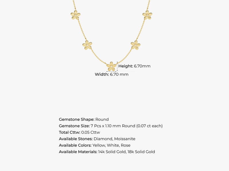 Flower Station Necklace