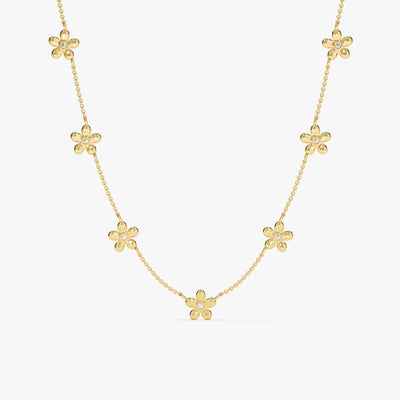 Flower Station Necklace