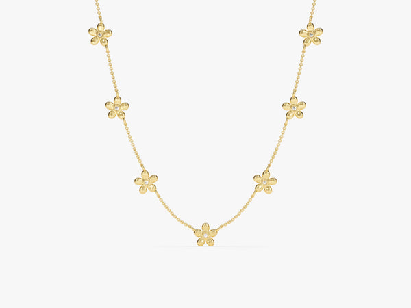 Flower Station Necklace