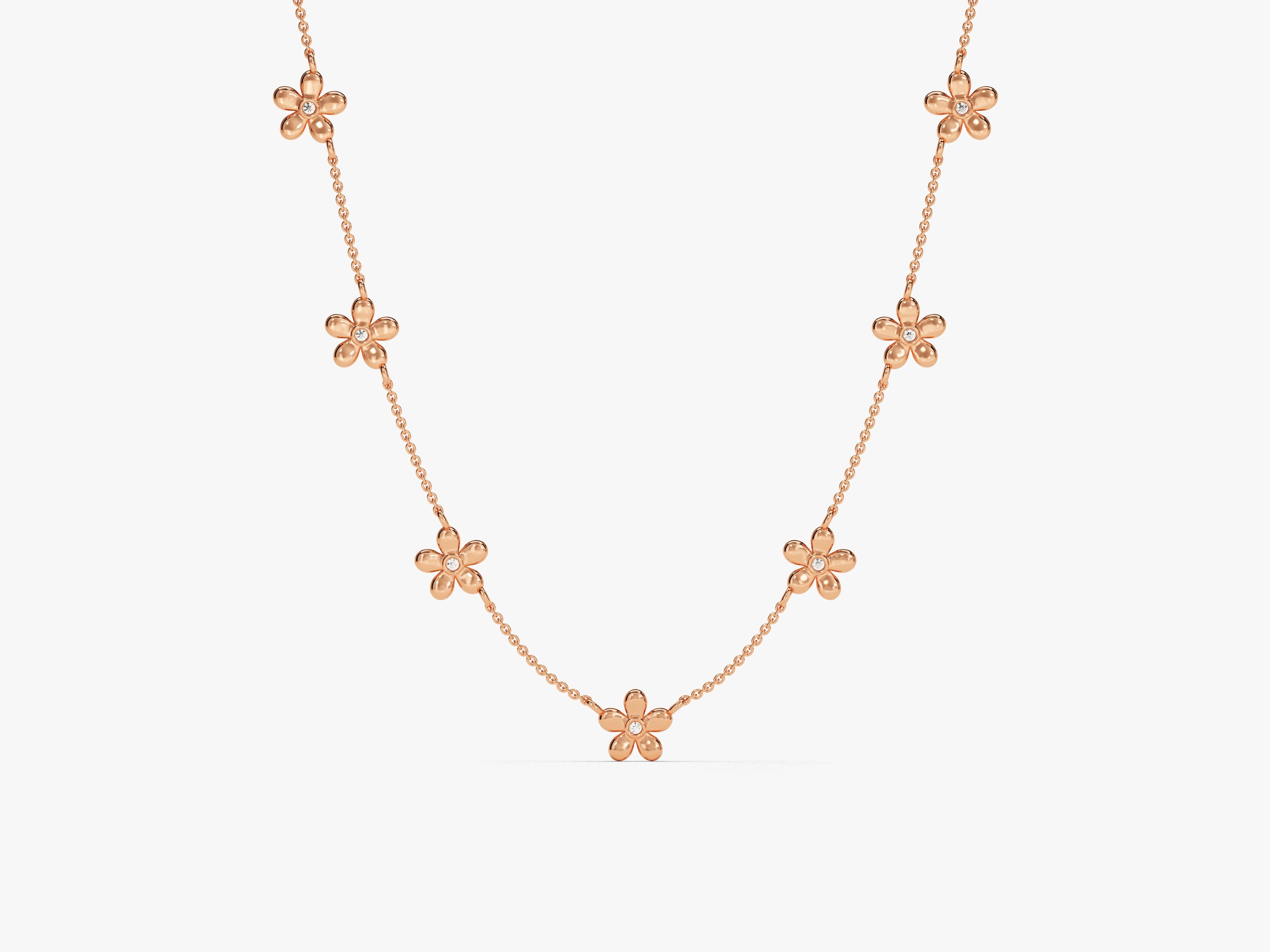 Flower Station Necklace