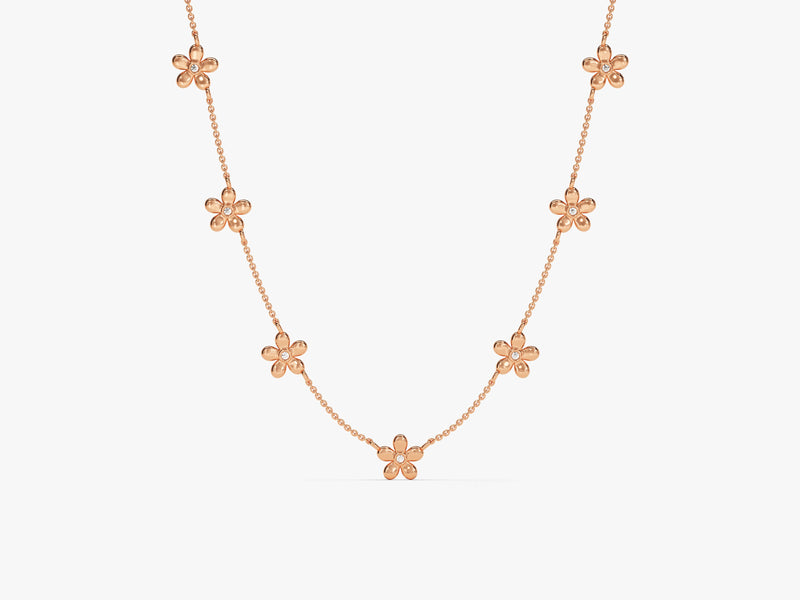 Flower Station Necklace