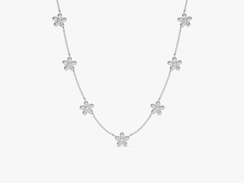 Flower Station Necklace