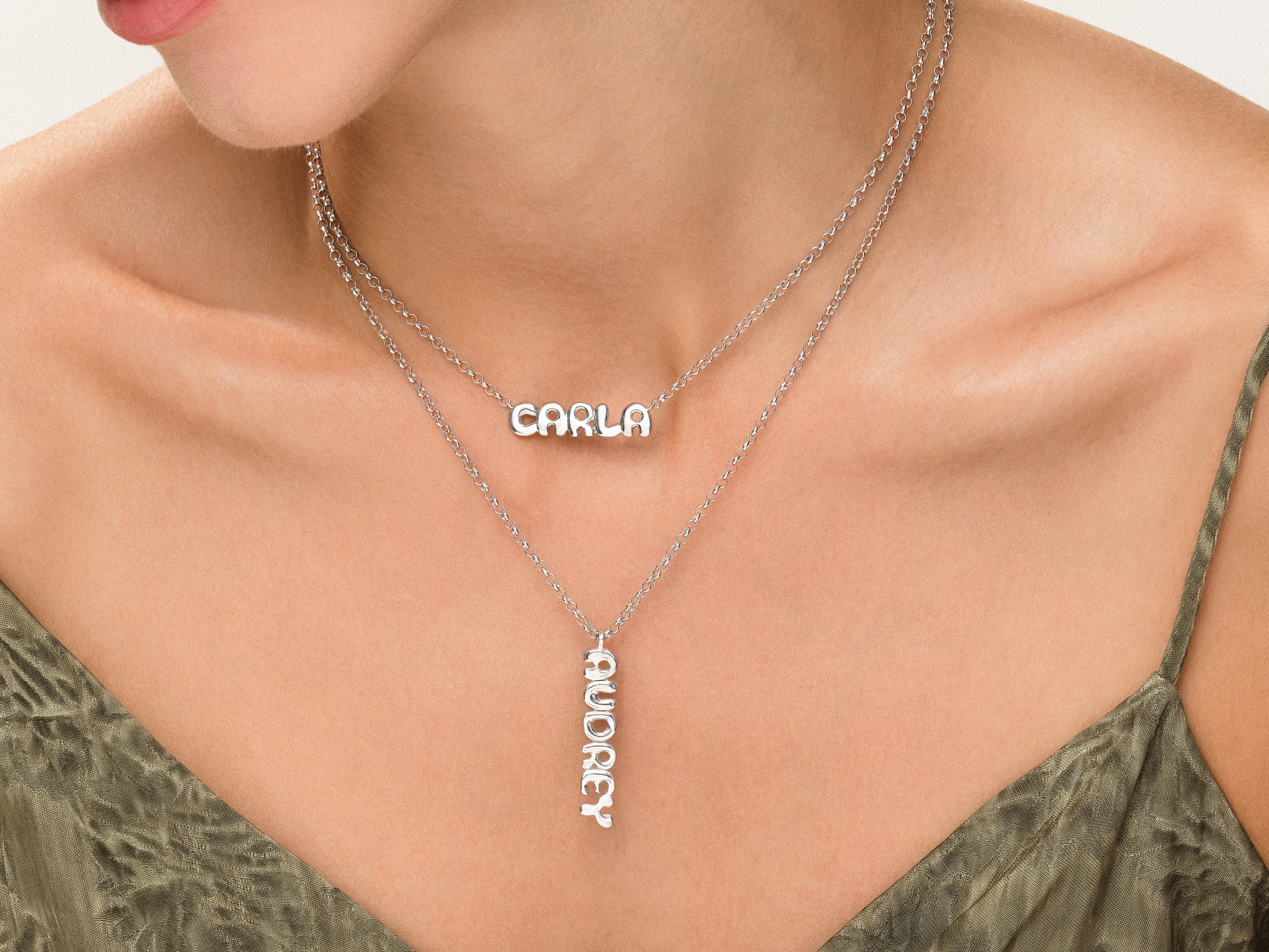 Bubble Name Necklace