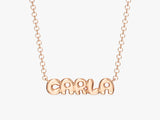 Bubble Name Necklace