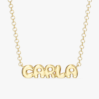 Bubble Name Necklace