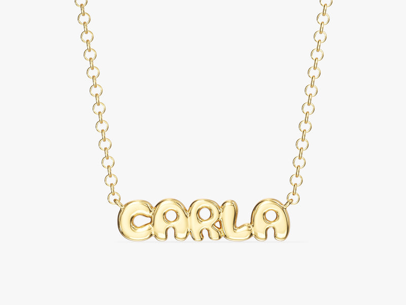 Bubble Name Necklace