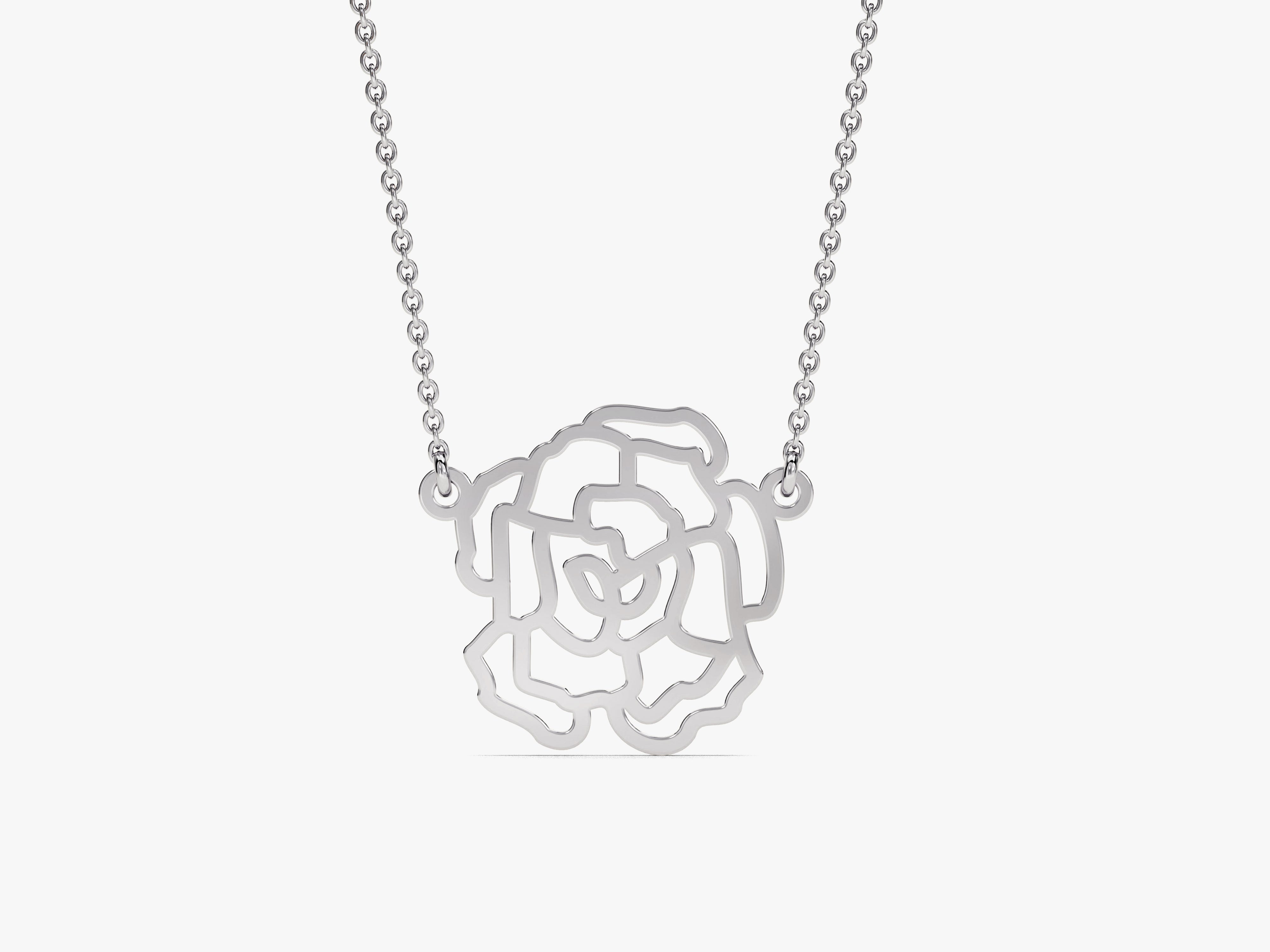 Plain Birthflower Necklace