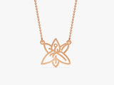 Plain Birthflower Necklace