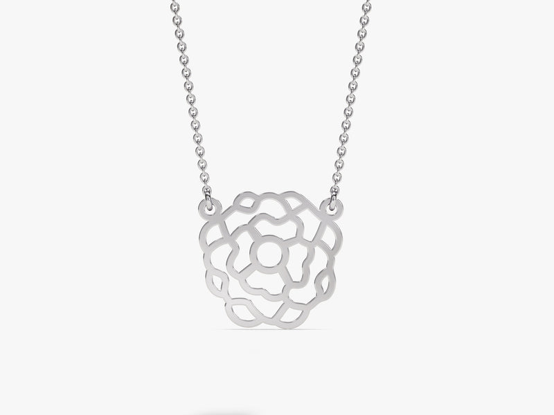 Plain Birthflower Necklace