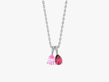 Pear Family Birthstone Necklace