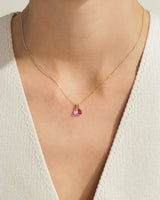 Pear Family Birthstone Necklace