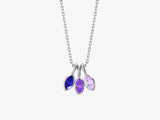 Marquise Family Birthstone Necklace