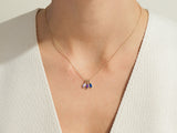 Marquise Family Birthstone Necklace