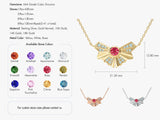 Bow Birthstone Necklace