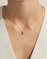 Mixed-Cut Birthstone Necklace