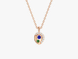 Duo Birthstone Necklace
