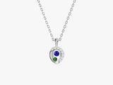 Duo Birthstone Necklace