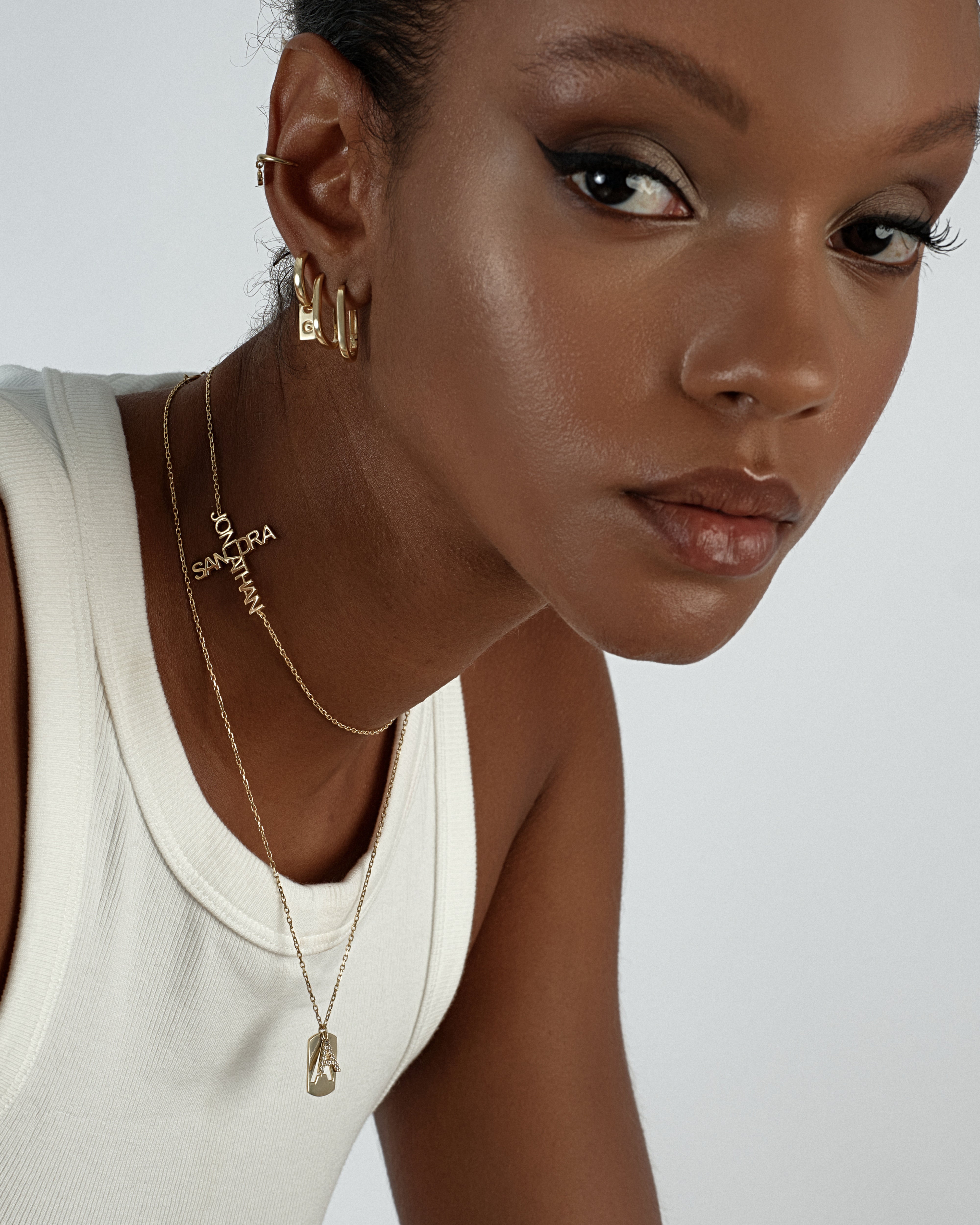 Dual Initial Necklace