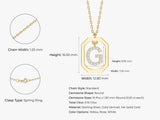 Initial Frame Necklace