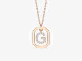 Initial Frame Necklace