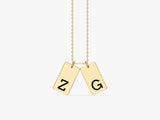 Initial Tag Necklace