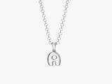 Bubble Initial Necklace