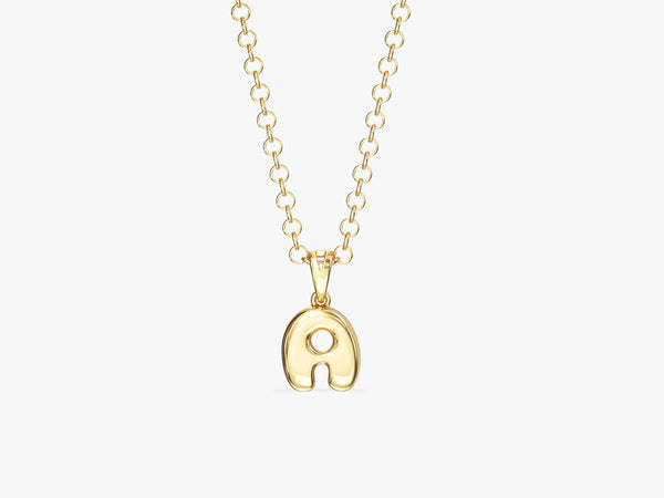 Bubble Initial Necklace