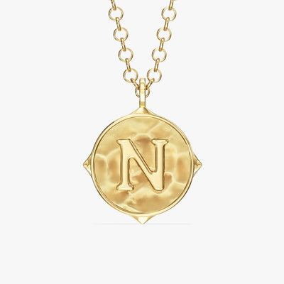 Initial Sand Necklace