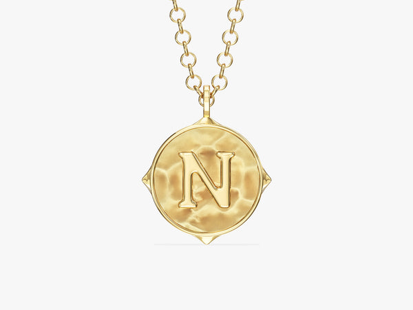 Initial Sand Necklace