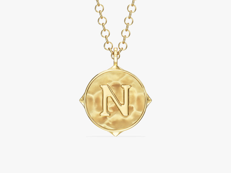 Initial Sand Necklace