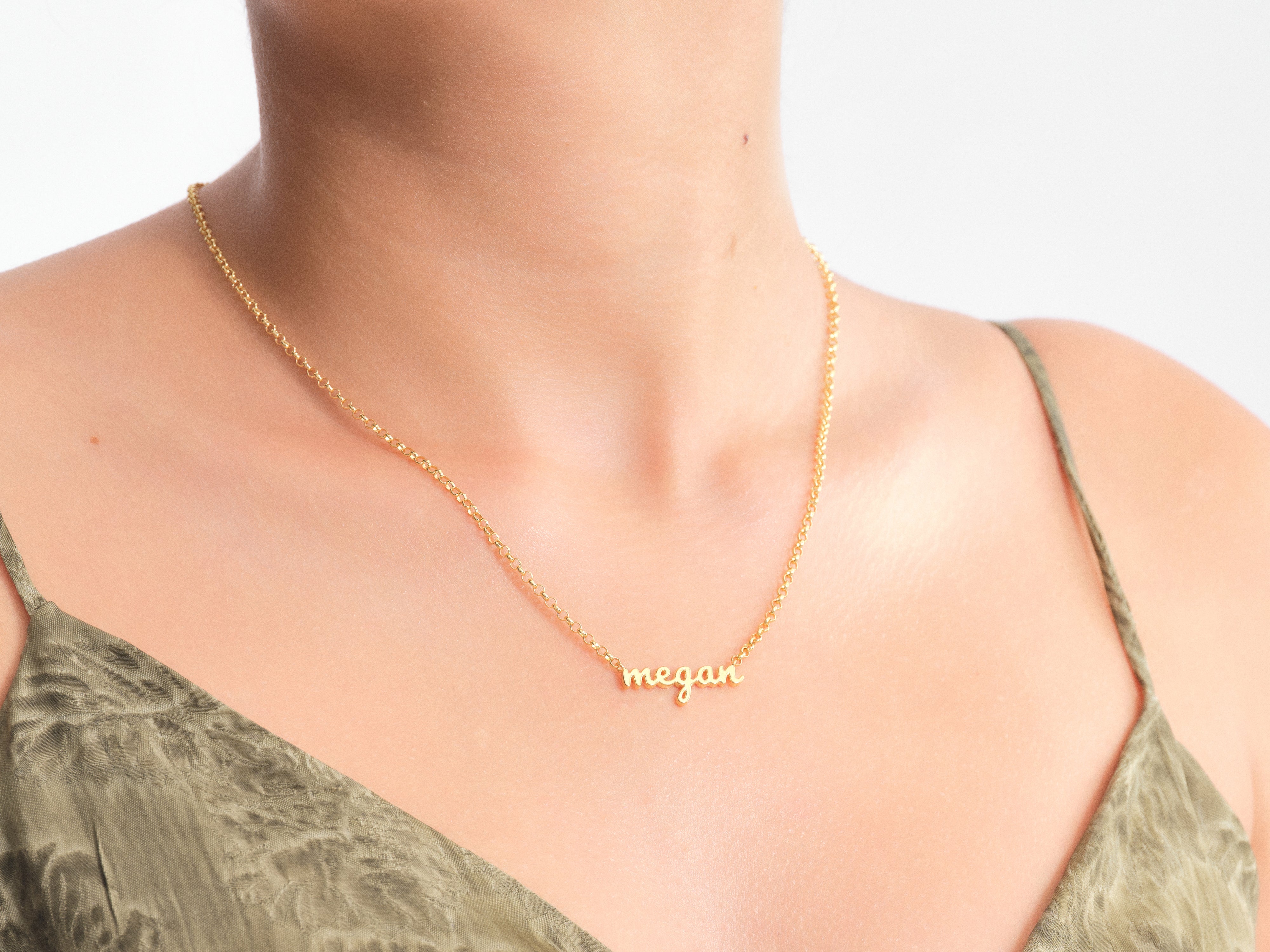 Personalized Rolo Name Necklace