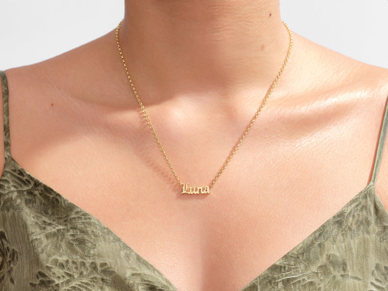 Personalized Rolo Name Necklace