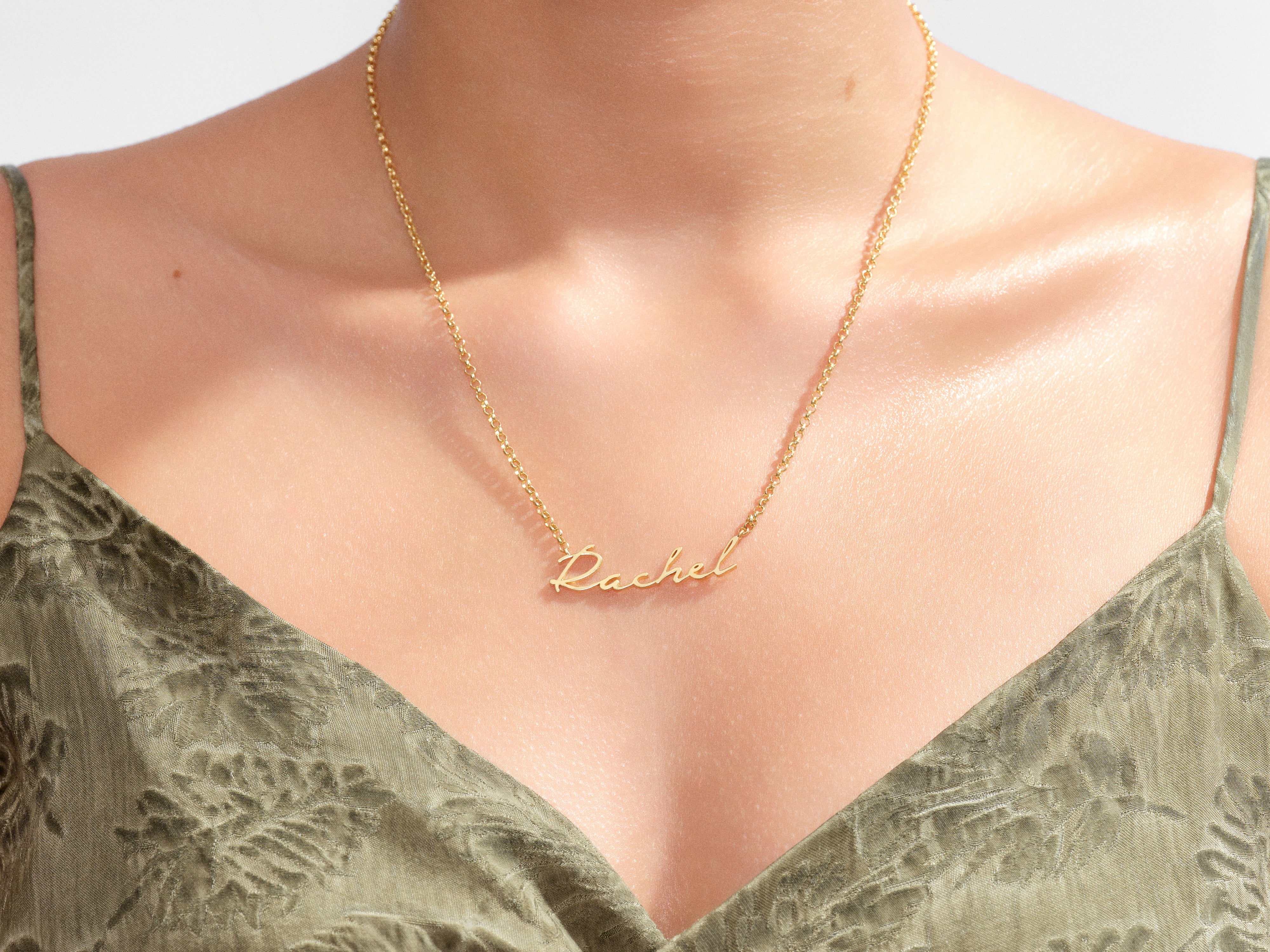 Personalized Rolo Name Necklace