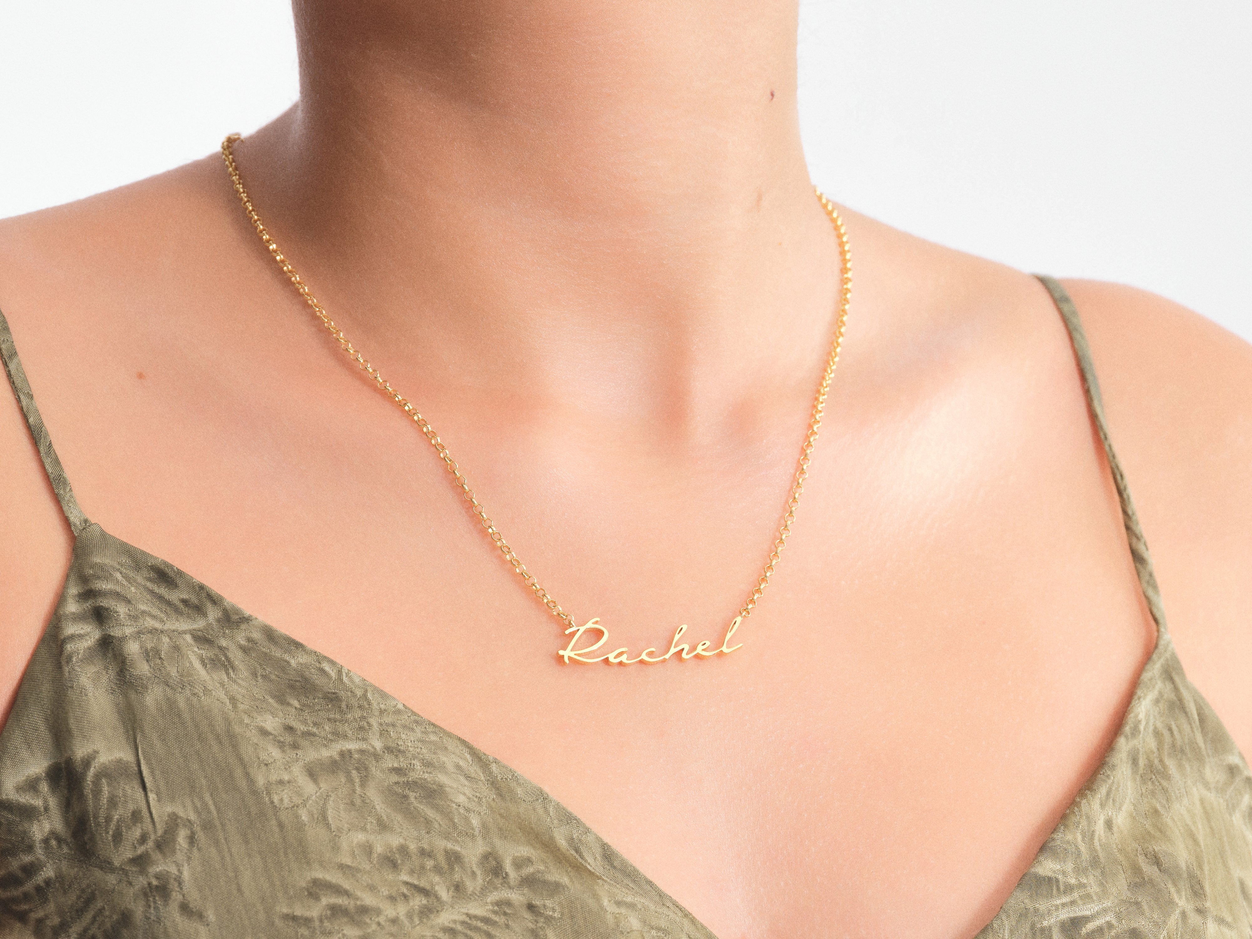 Personalized Rolo Name Necklace