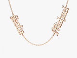 Double Name Necklace