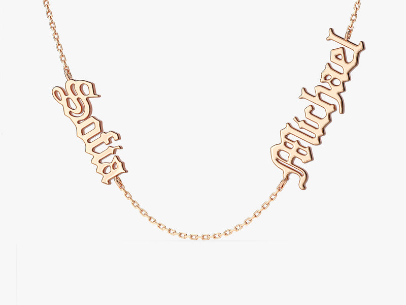 Double Name Necklace