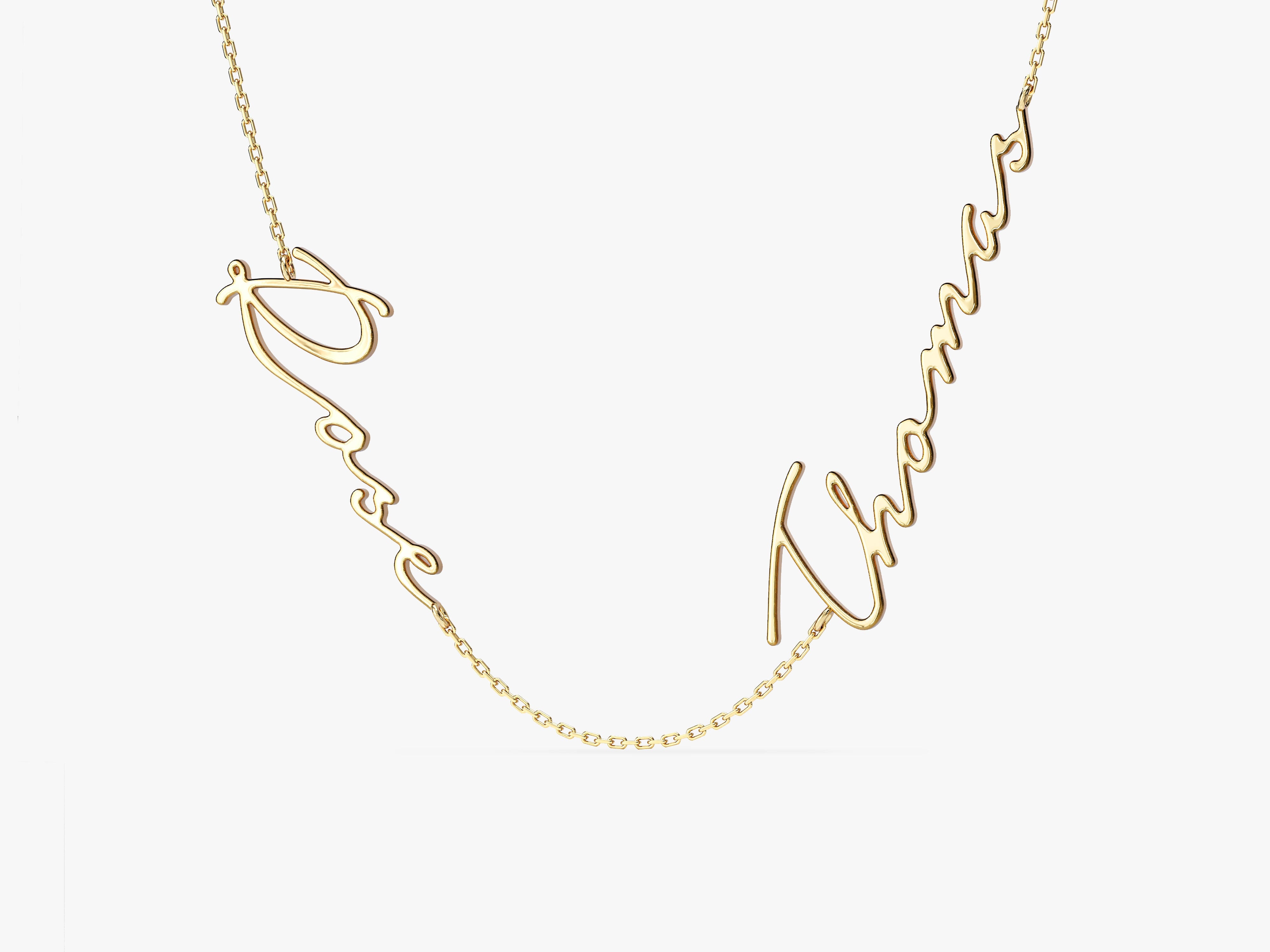 Double Name Necklace