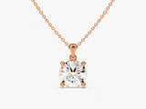 Prong Set Round Cut Solitaire Pendant (1.00 CT)