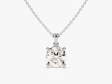 Prong Set Round Cut Solitaire Pendant (1.00 CT)