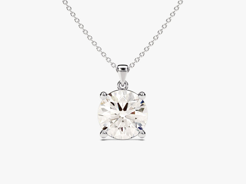 Round Cut Solitaire Pendant (2.00 CT)