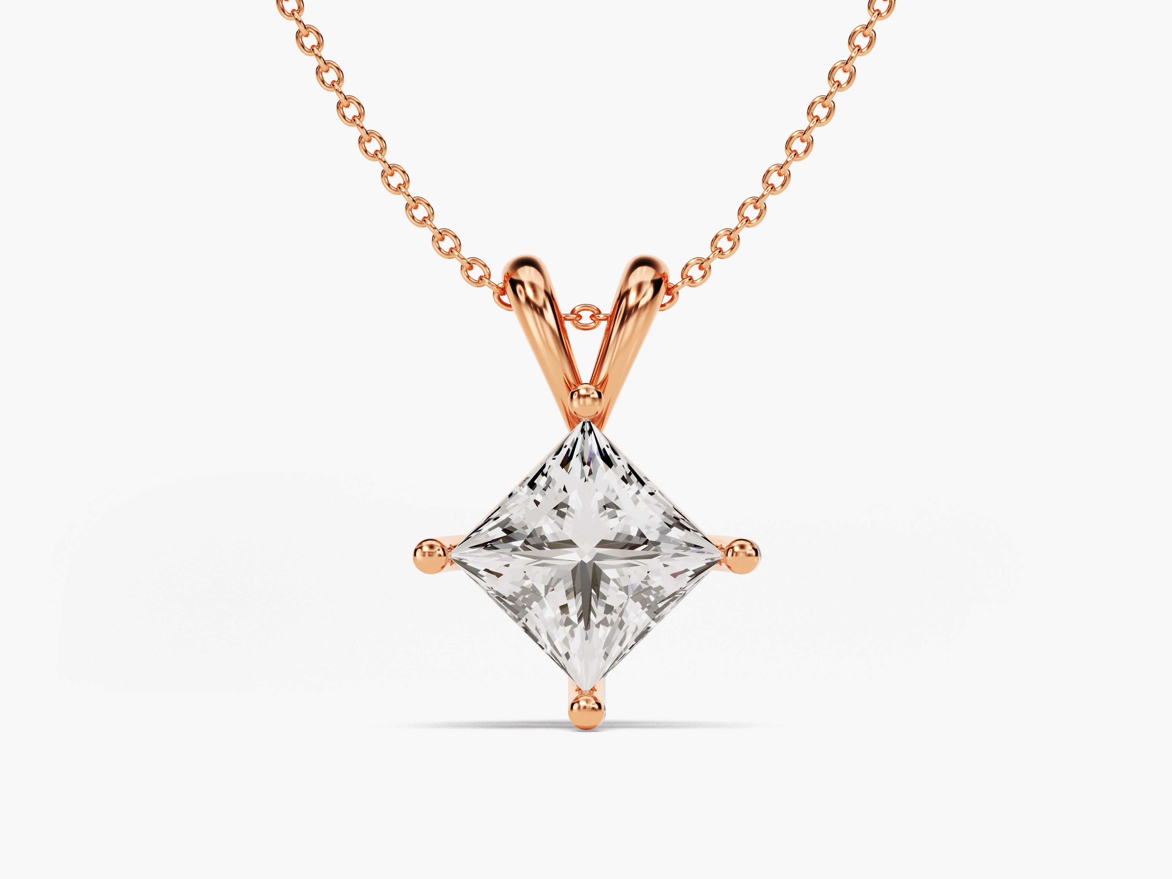 Double Bail Solitaire Pendant (1.00 CT)